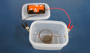 電流と磁石実験イメージ