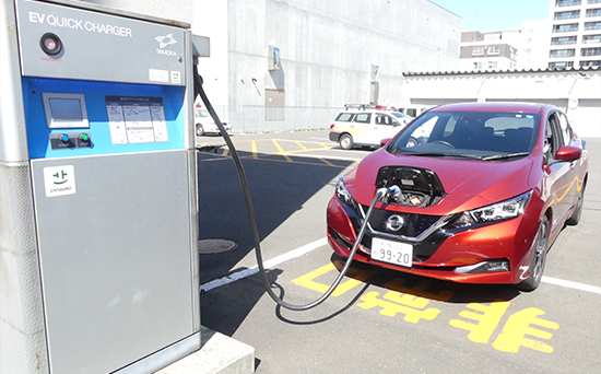 電気自動車への充電